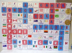 Olympic Scrabble Board Yr6