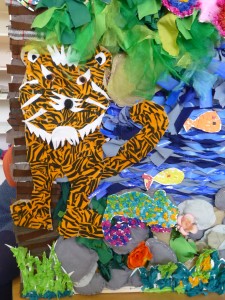 Field Tropical Rainforest Tiger Detail